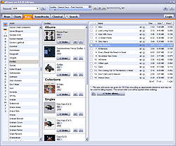 Music catalog screenshot
